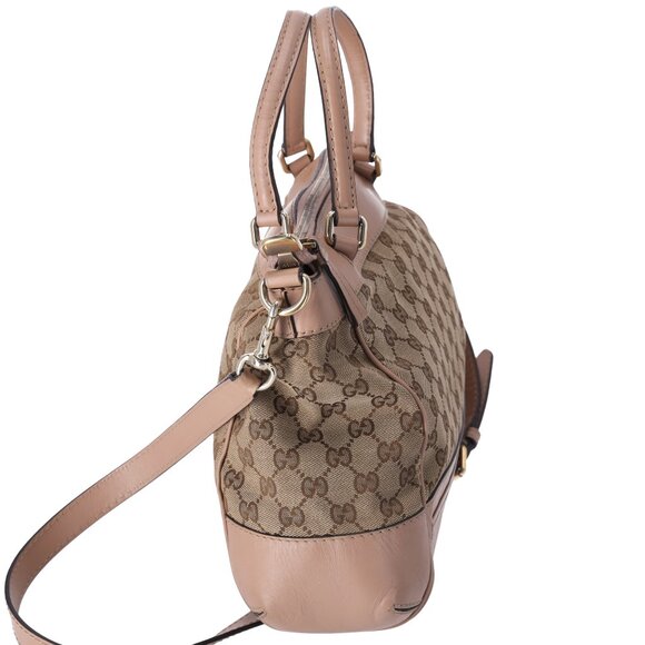 GUCCI Mayfair GG Handbag 269894 Beige Pink Beige Jacquard Leather - Picture 5 of 9